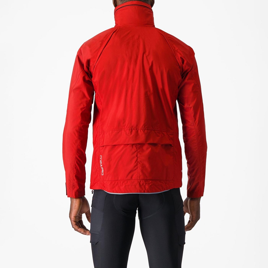 Camperas Castelli TRAIL GT Hombre Rojas | 657394-EYD