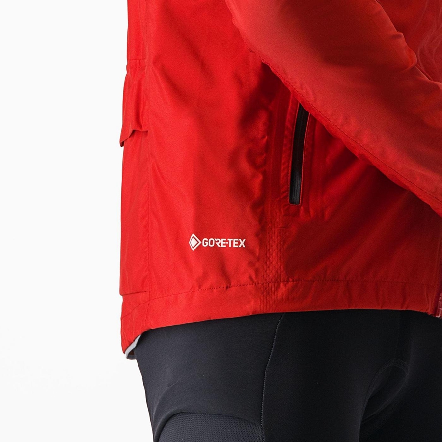 Camperas Castelli TRAIL GT Hombre Rojas | 657394-EYD