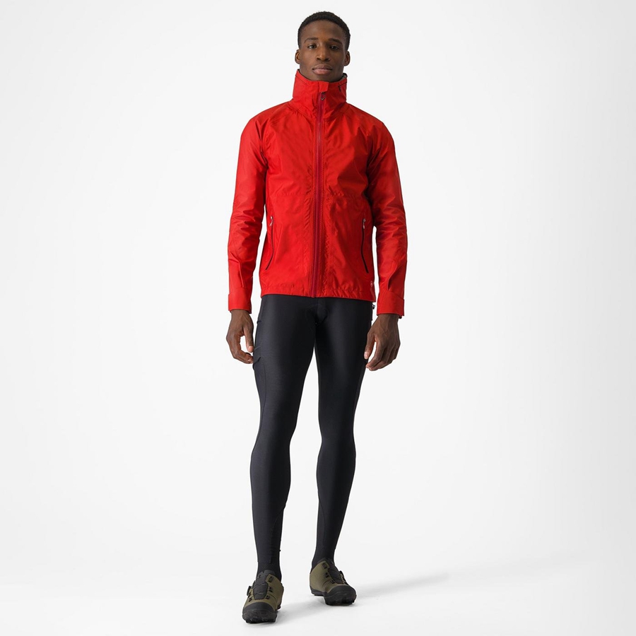 Camperas Castelli TRAIL GT Hombre Rojas | 657394-EYD