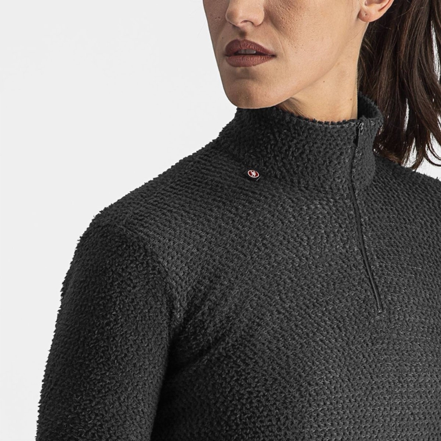 Capa Base Castelli COLD DAYS W 2nd LAYER Mujer Negras | 894250-TIP