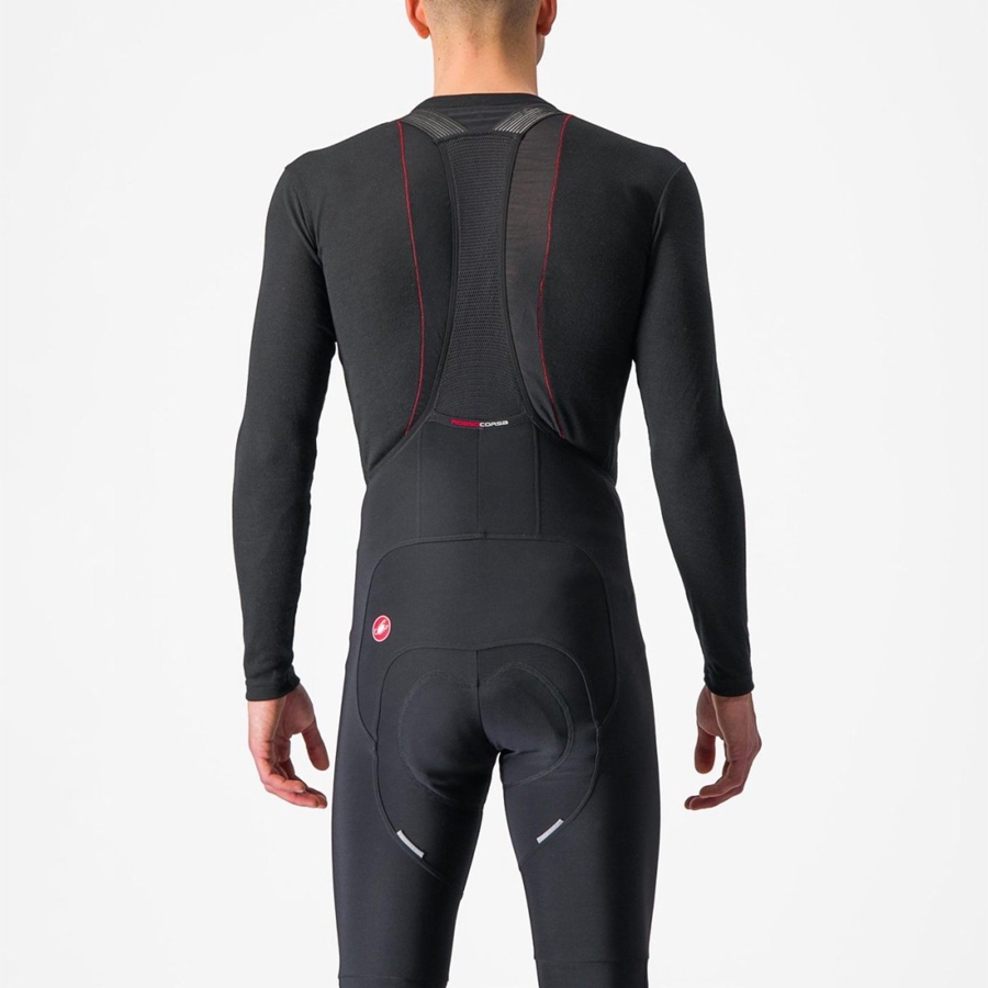 Capa Base Castelli PROSECCO TECH LONG SLEEVE Hombre Negras | 326471-KZW