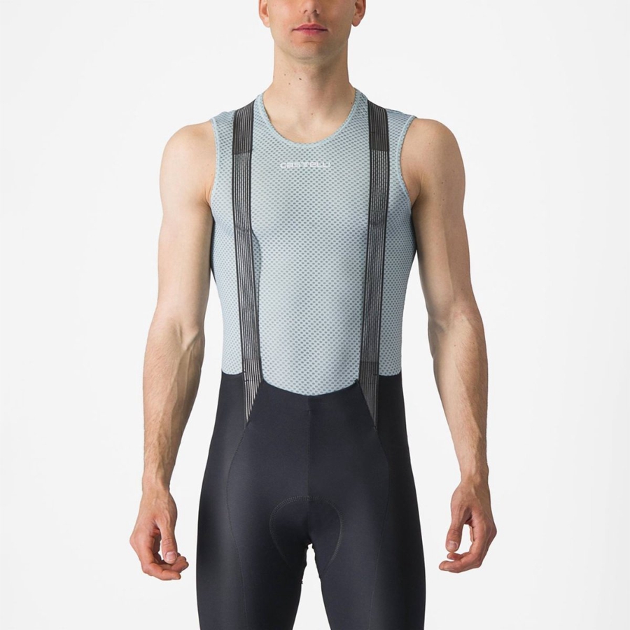 Capa Base Castelli PRO MESH 2.0 SLEEVELESS Hombre Azules | 043625-TIM