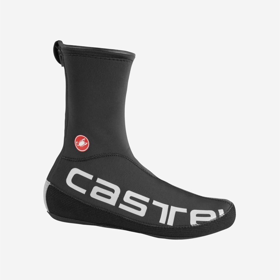 Cubrezapatos Castelli DILUVIO UL Hombre Negras Plateadas | 935201-KJR