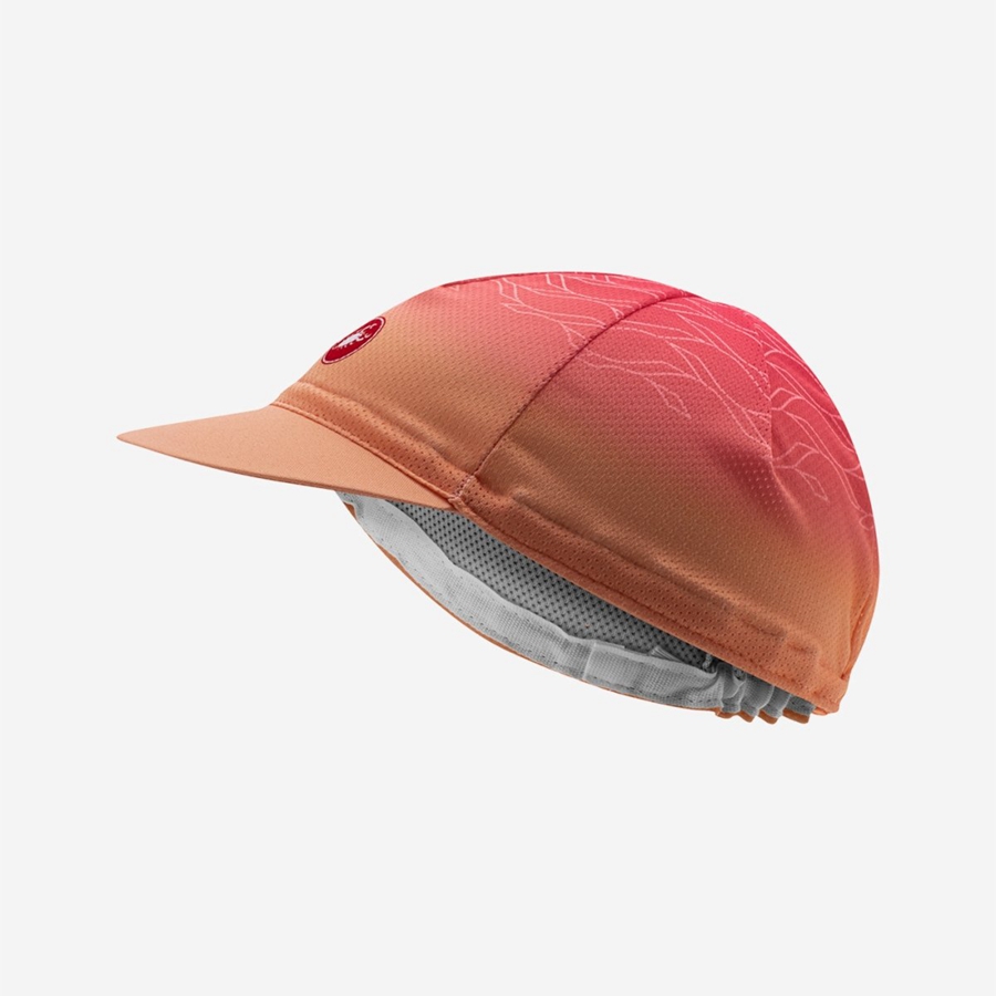 Gorra Castelli CLIMBER\'S 2 Mujer Naranjas | 581402-HPM