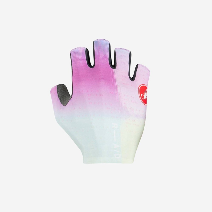 Guantes Castelli COMPETIZIONE 2 Hombre Multicolor Moradas | 190682-LIE