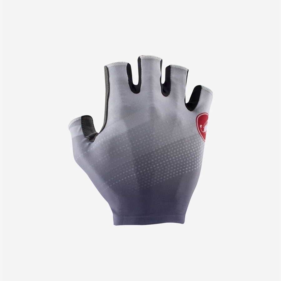 Guantes Castelli COMPETIZIONE 2 Hombre Plateadas Gris | 725804-WJG