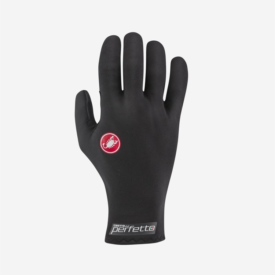 Guantes Castelli PERFETTO RoS Hombre Negras | 693058-LVY