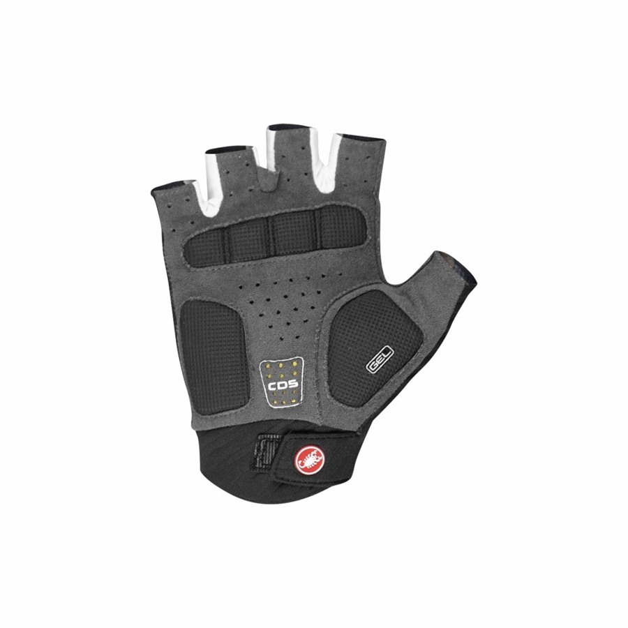 Guantes Castelli ROUBAIX GEL 2 Mujer Negras | 608271-BJT