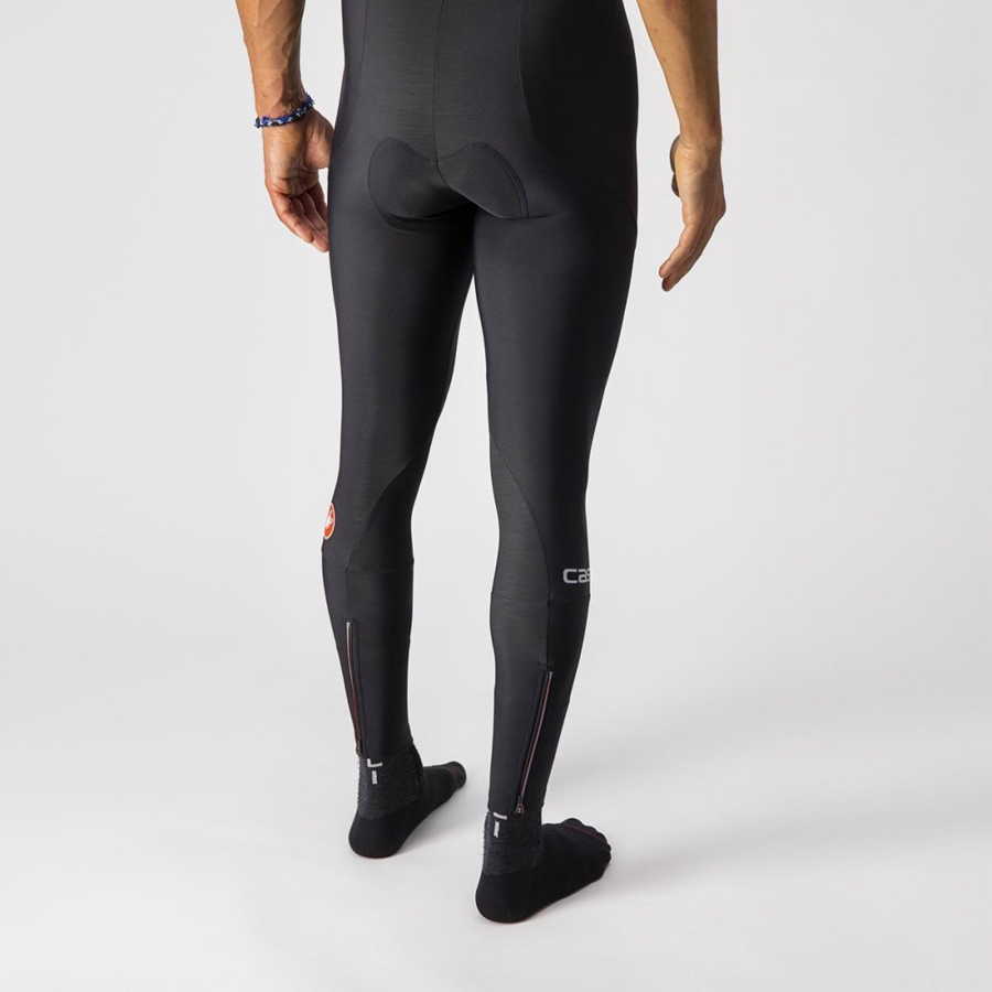 Leggins Castelli ENTRATA Hombre Negras | 643157-TKQ