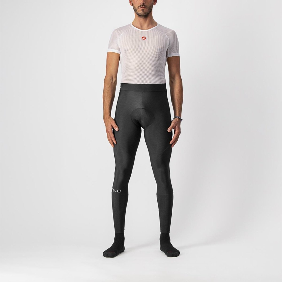 Leggins Castelli ENTRATA Hombre Negras | 643157-TKQ