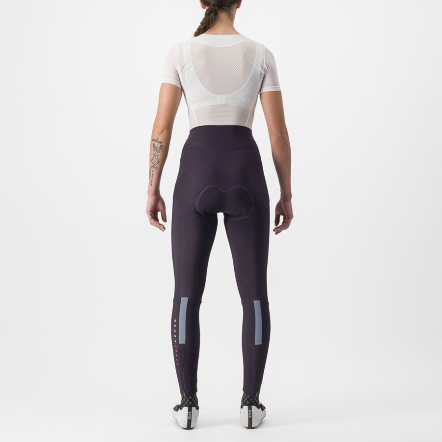 Leggins Castelli SORPASSO RoS W Mujer Plateadas | 581406-LFW