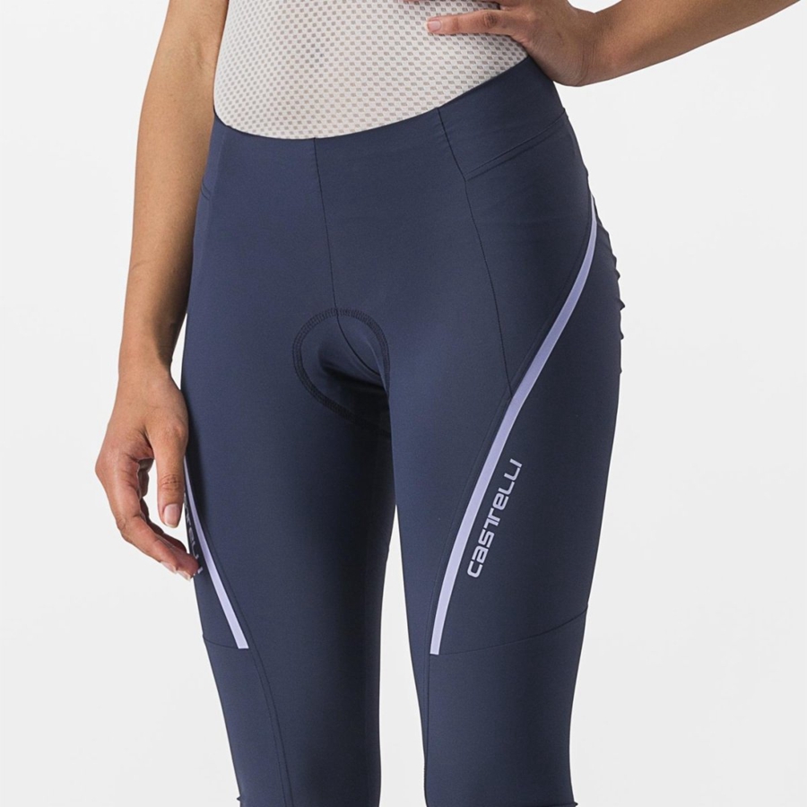 Leggins Castelli VELOCISSIMA 3 KNICKER Mujer Azules Moradas Blancas | 241537-RZO