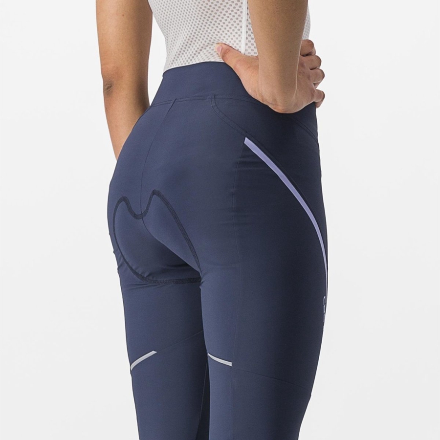 Leggins Castelli VELOCISSIMA 3 KNICKER Mujer Azules Moradas Blancas | 241537-RZO