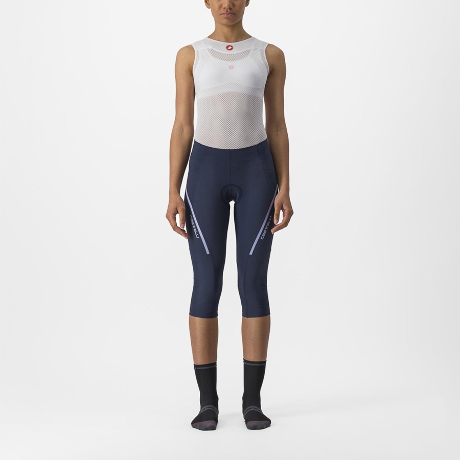 Leggins Castelli VELOCISSIMA 3 KNICKER Mujer Azules Moradas Blancas | 241537-RZO