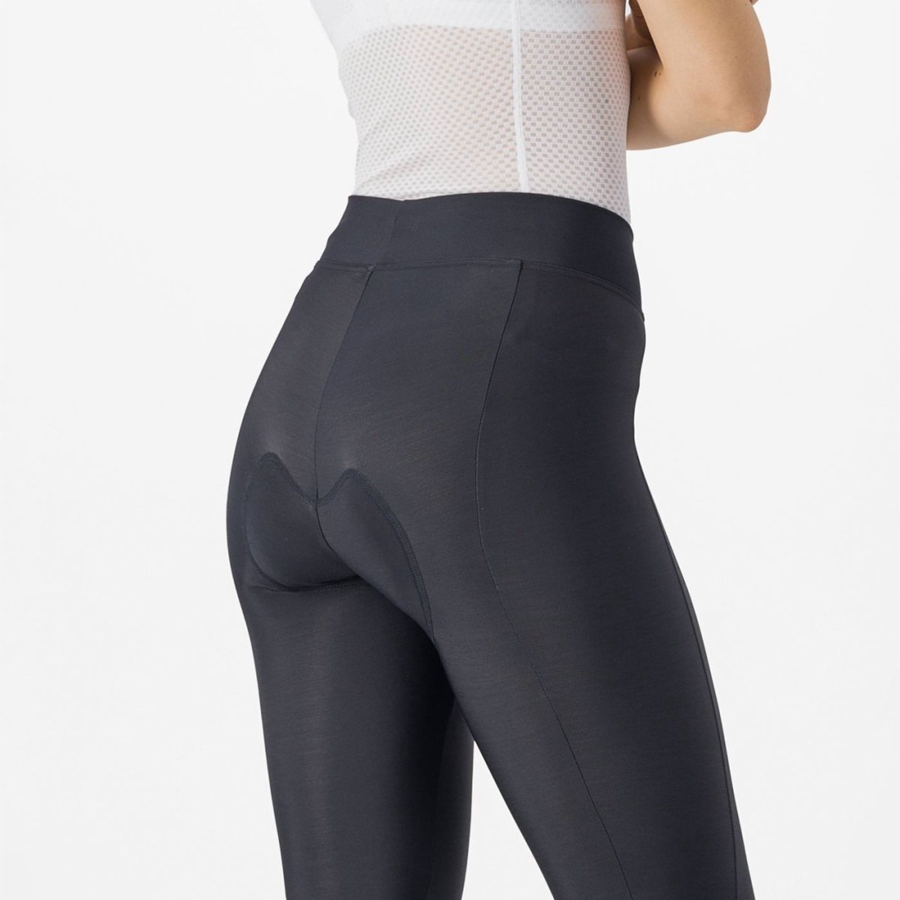 Leggins Castelli VELOCISSIMA THERMAL Mujer Negras Verde Menta Negras | 627301-JUN