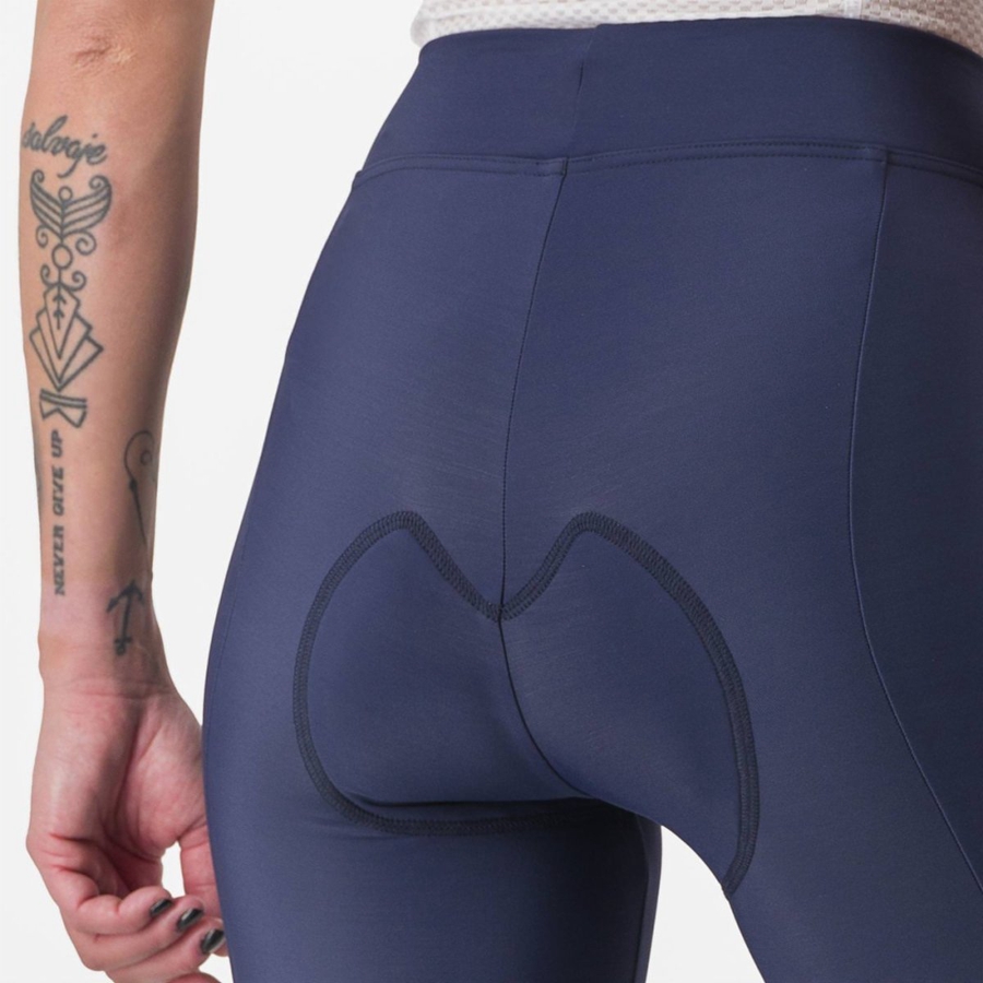 Leggins Castelli VELOCISSIMA THERMAL Mujer Azules Plateadas | 021598-QYN