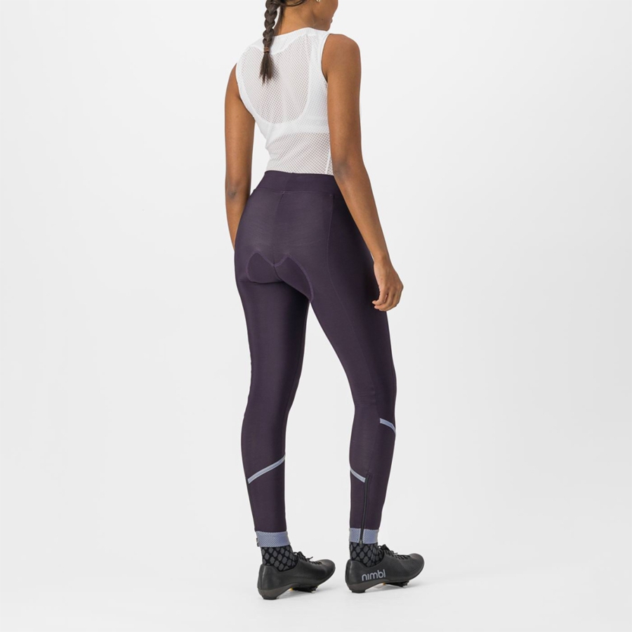 Leggins Castelli VELOCISSIMA THERMAL Mujer Plateadas | 486102-ZAQ