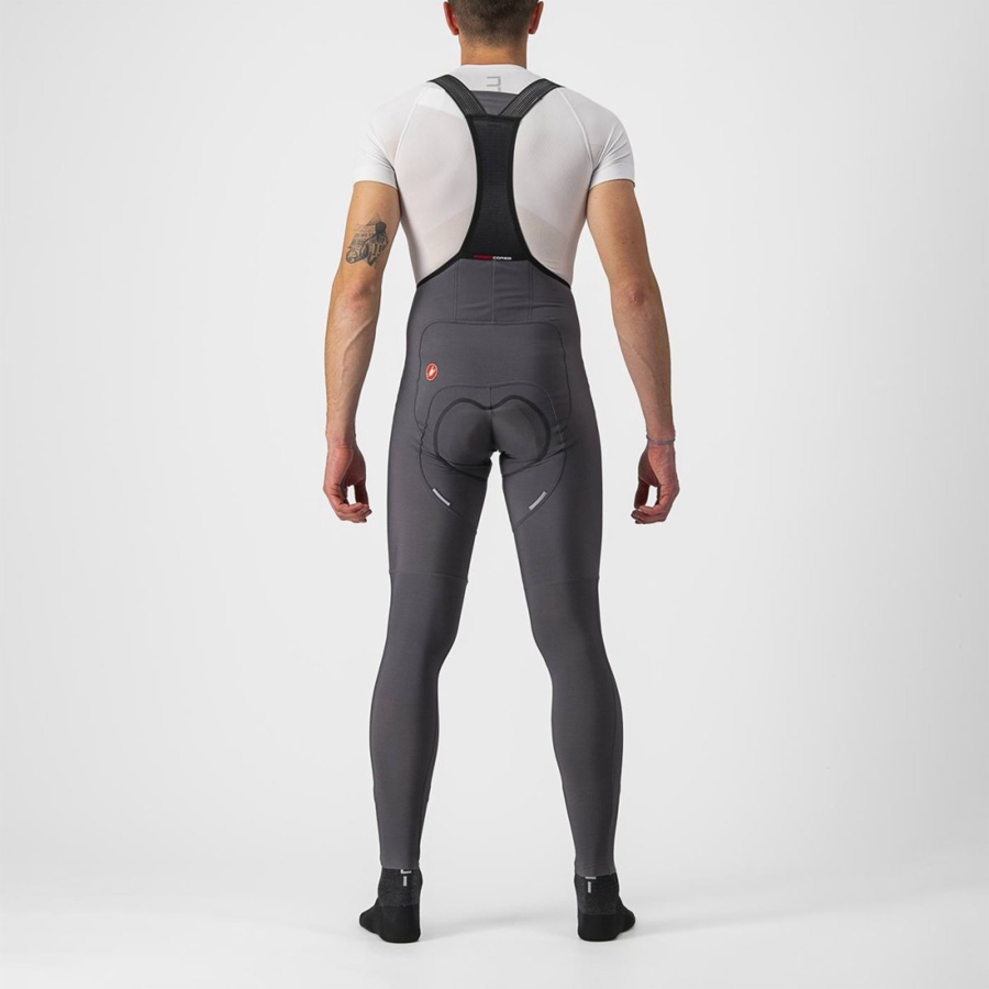 Medias Con Tirantes Castelli FREE AERO RC Hombre Gris Oscuro | 749186-ZWE