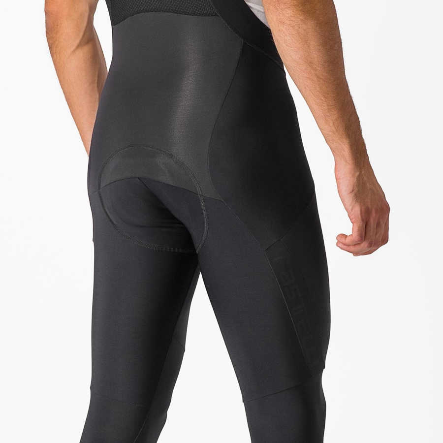 Medias Con Tirantes Castelli SORPASSO RoS Hombre Negras | 623759-VXC