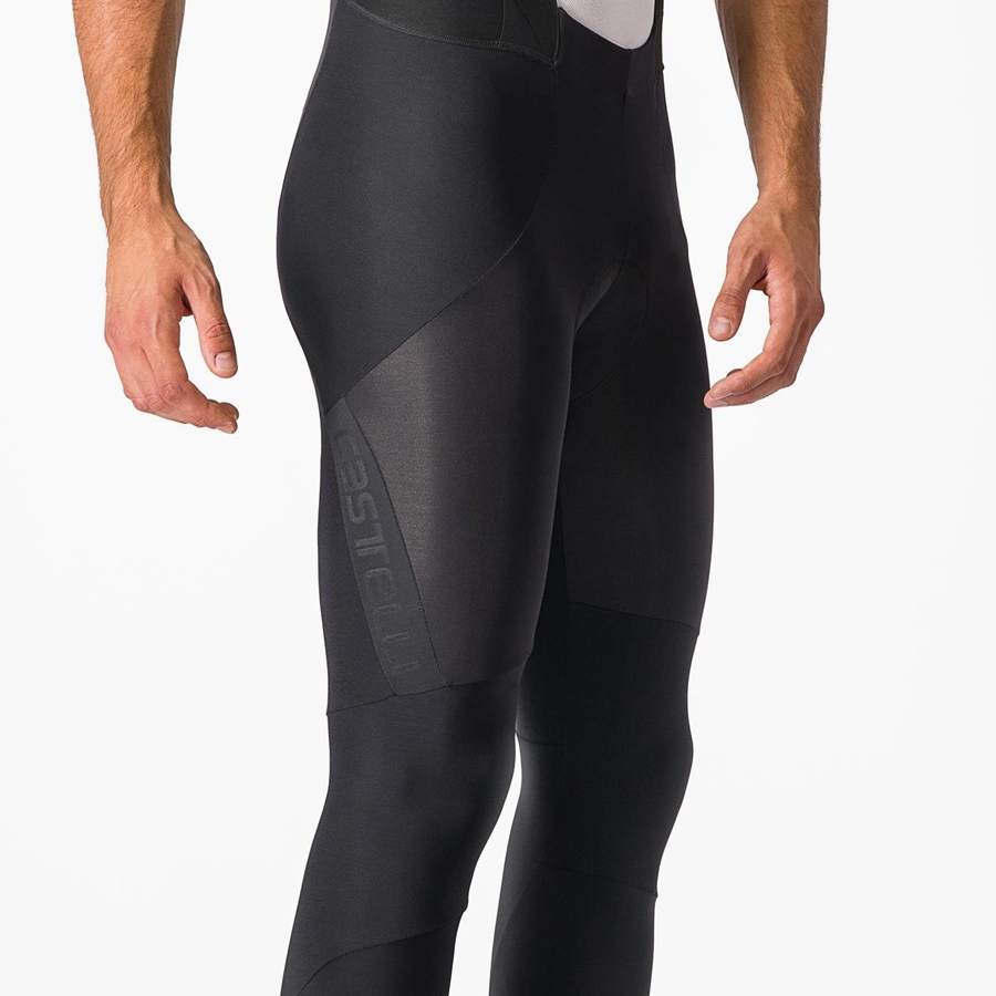 Medias Con Tirantes Castelli SORPASSO RoS Hombre Negras | 623759-VXC