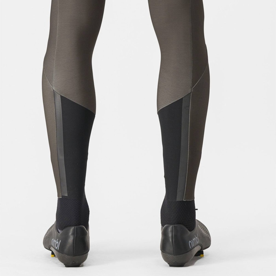 Medias Con Tirantes Castelli UNLIMITED TRAIL Hombre Negras | 176032-ZFH