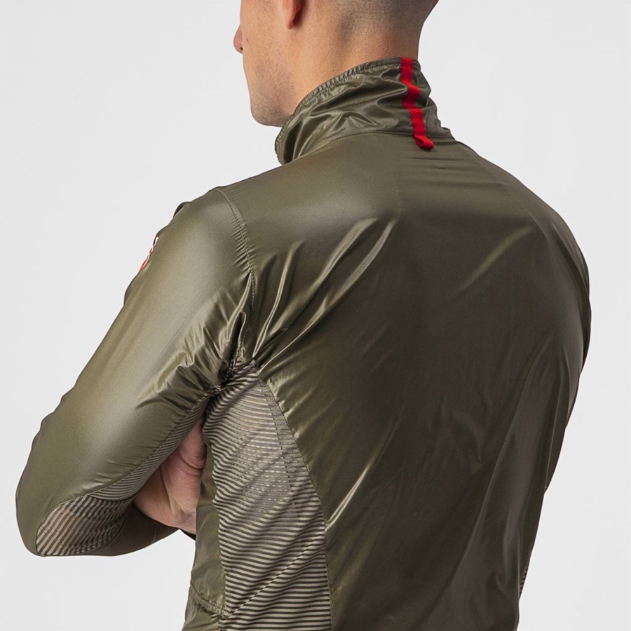 Proteccion Castelli ARIA SHELL Hombre Marrones | 319450-FSR