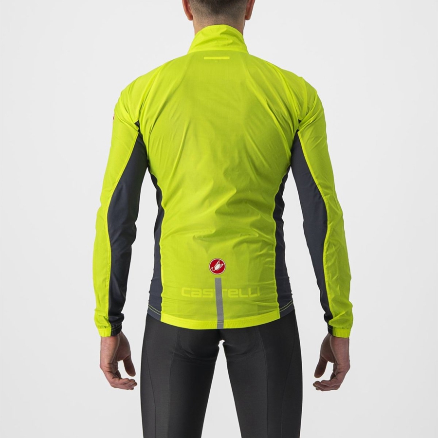 Proteccion Castelli SQUADRA STRETCH Hombre Verde Claro Gris Oscuro | 951086-XTC