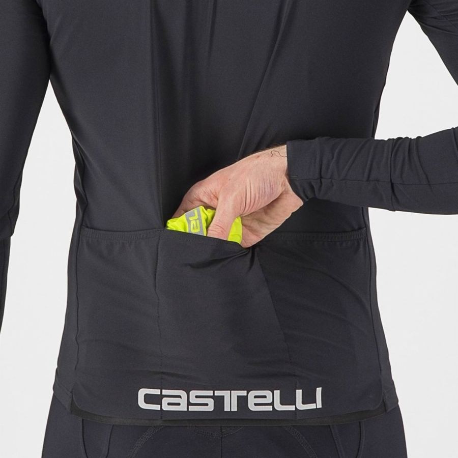 Proteccion Castelli SQUADRA STRETCH Hombre Verde Claro Gris Oscuro | 951086-XTC