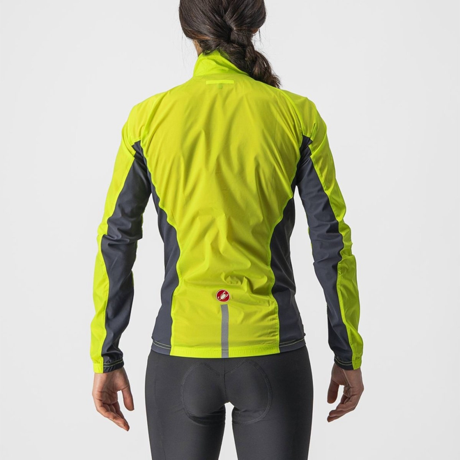 Proteccion Castelli SQUADRA STRETCH W Mujer Verde Claro Gris Oscuro | 295470-EQG