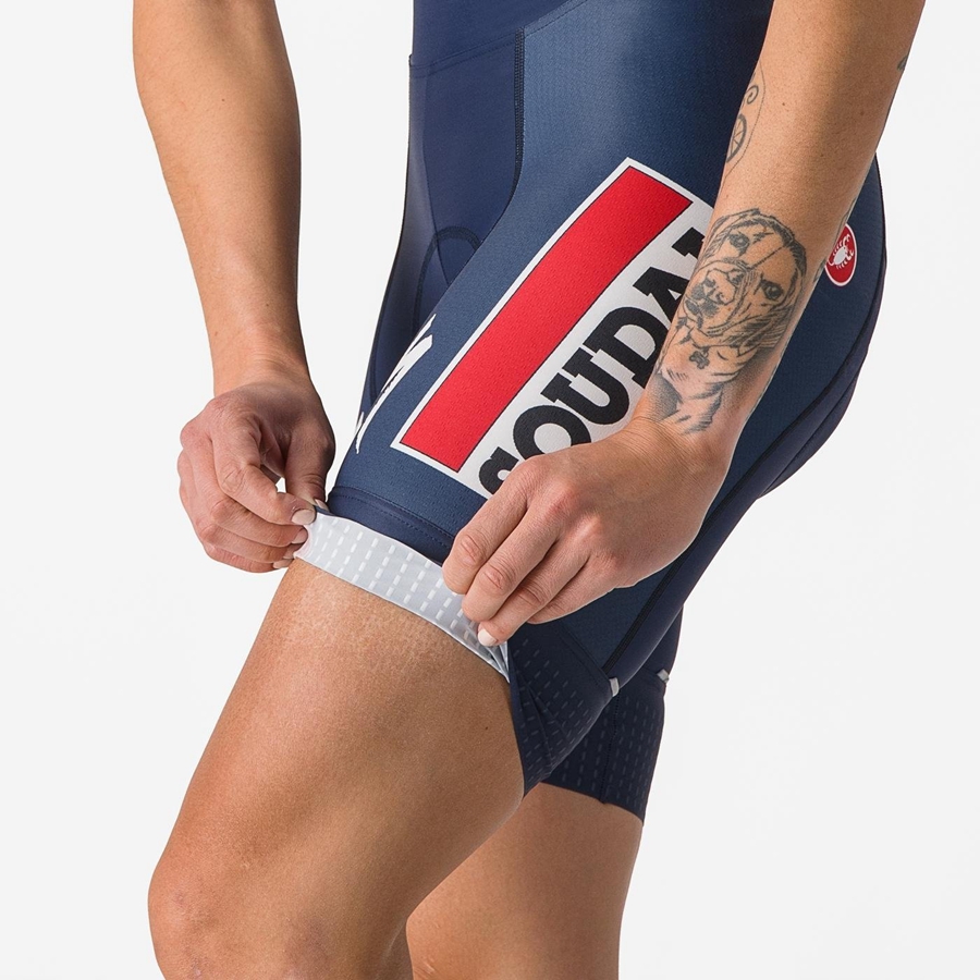 Short Castelli COMPETIZIONE W Mujer Azules Blancas | 571293-DRM