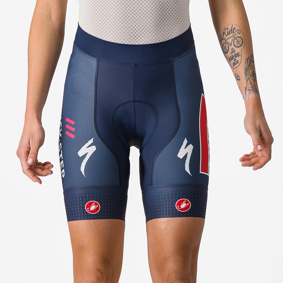 Short Castelli COMPETIZIONE W Mujer Azules Blancas | 571293-DRM