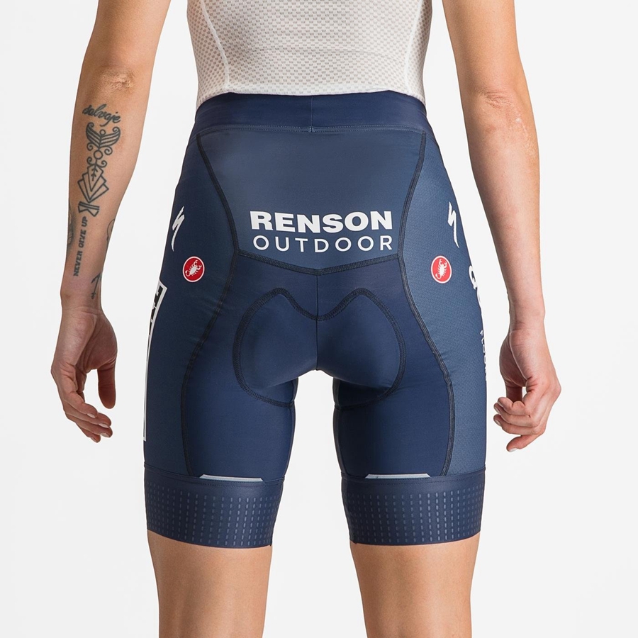 Short Castelli COMPETIZIONE W Mujer Azules Blancas | 571293-DRM