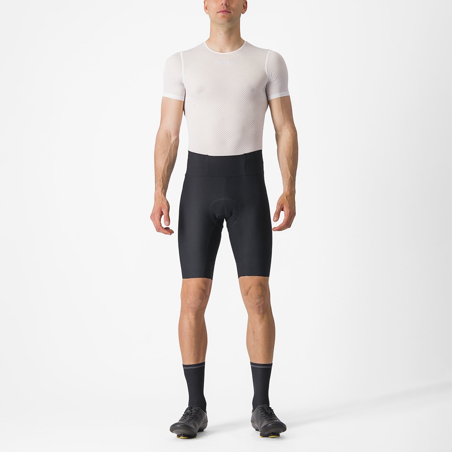 Short Castelli ESPRESSO Hombre Negras | 470628-QID