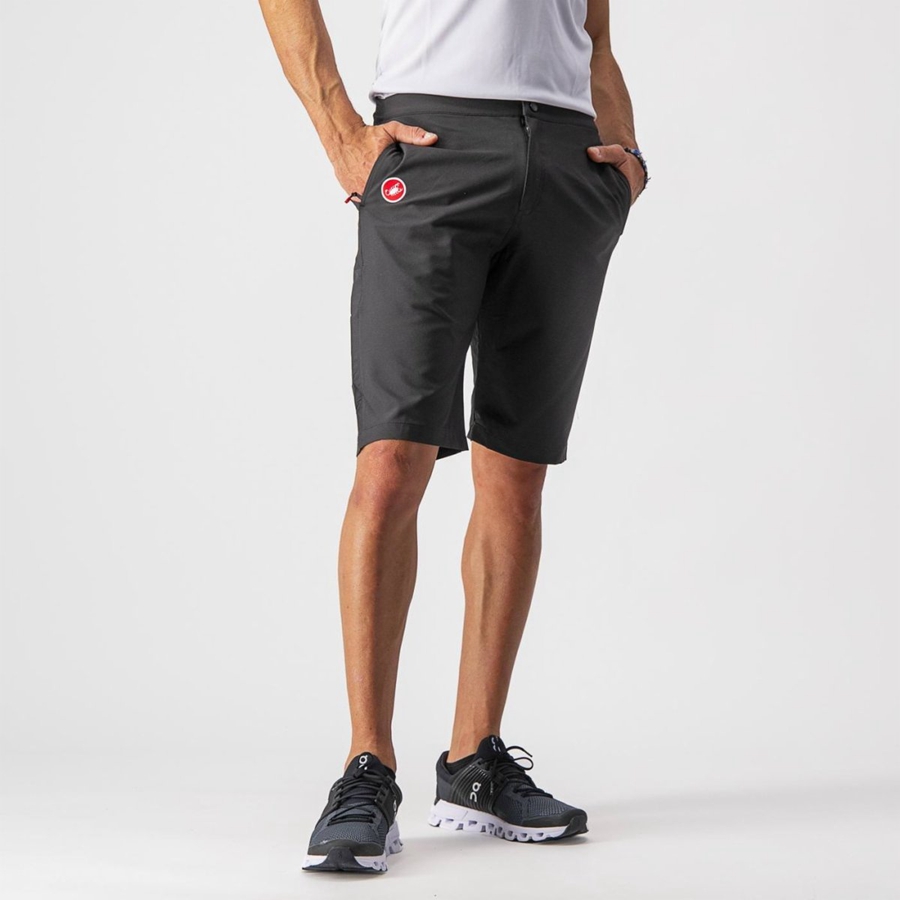 Short Castelli MILANO Hombre Negras | 514796-WSV