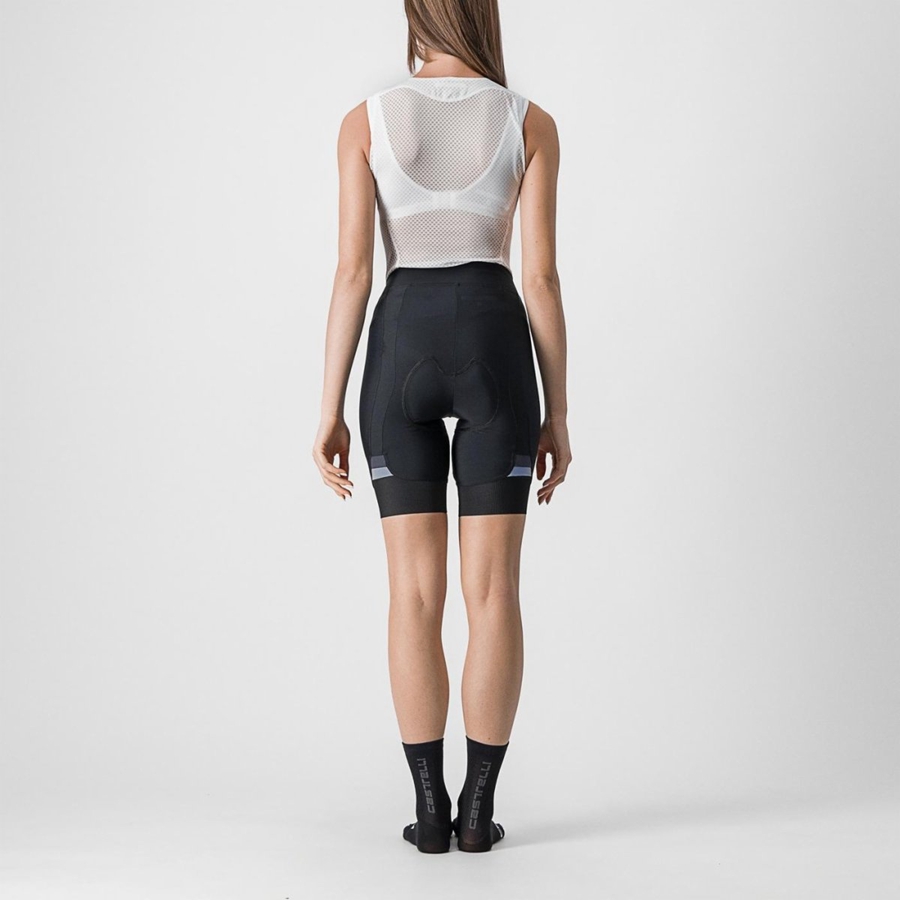 Short Castelli PRIMA Mujer Negras Gris Oscuro | 408379-USB