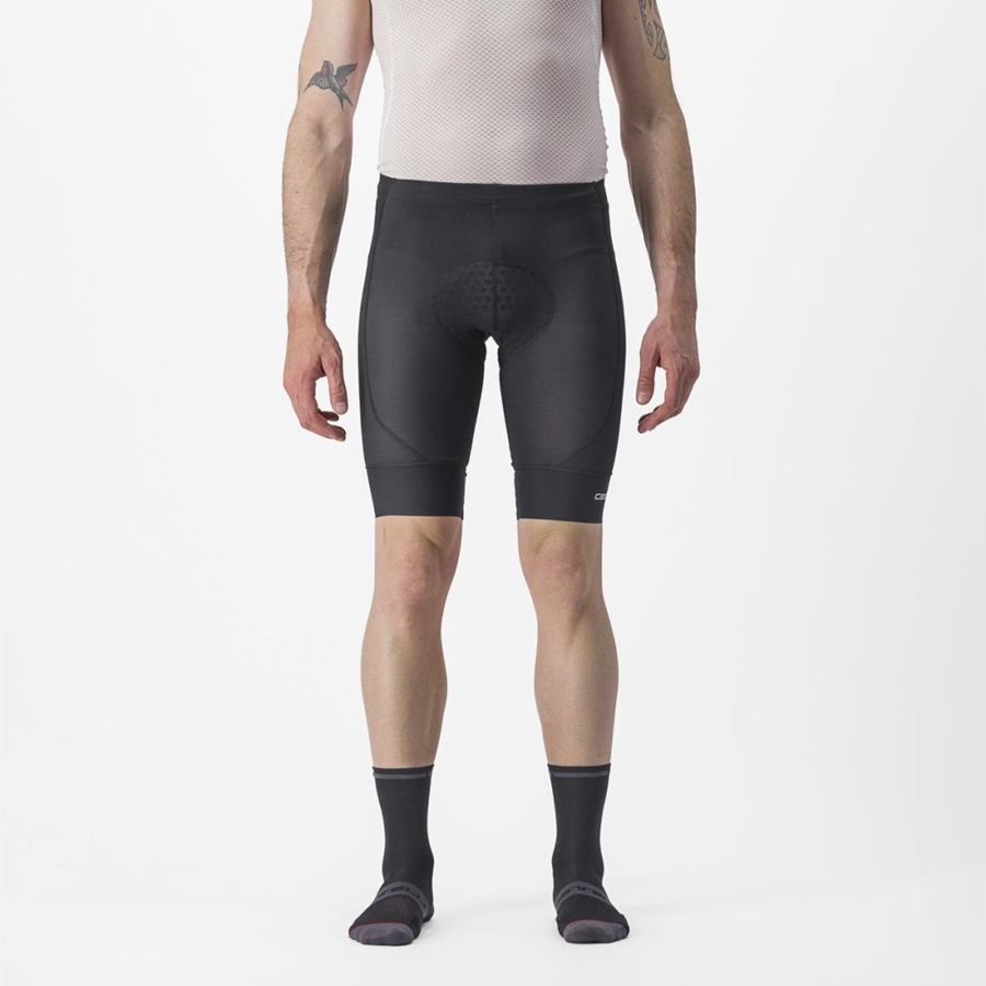 Short Castelli TRAIL LINER Hombre Negras | 160529-QTK