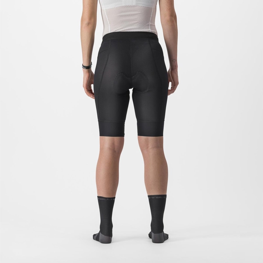 Short Castelli TRAIL W LINER Mujer Negras | 765491-SRA