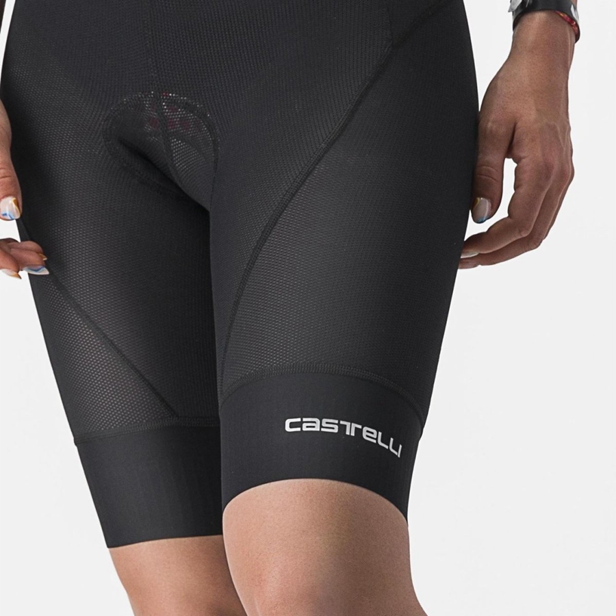 Short Castelli TRAIL W LINER Mujer Negras | 765491-SRA