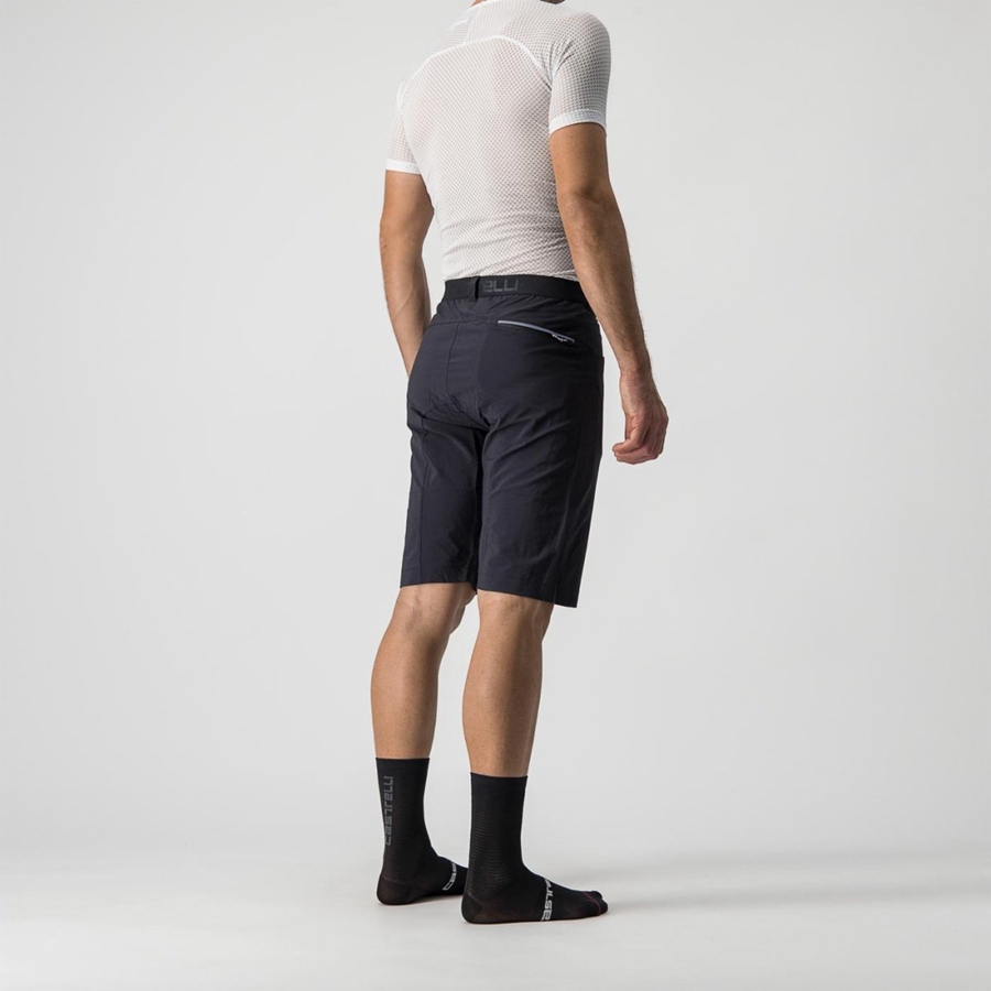 Short Castelli UNLIMITEDGY Hombre Negras | 867921-LCS