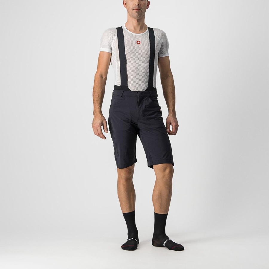 Short Castelli UNLIMITEDGY Hombre Negras | 867921-LCS