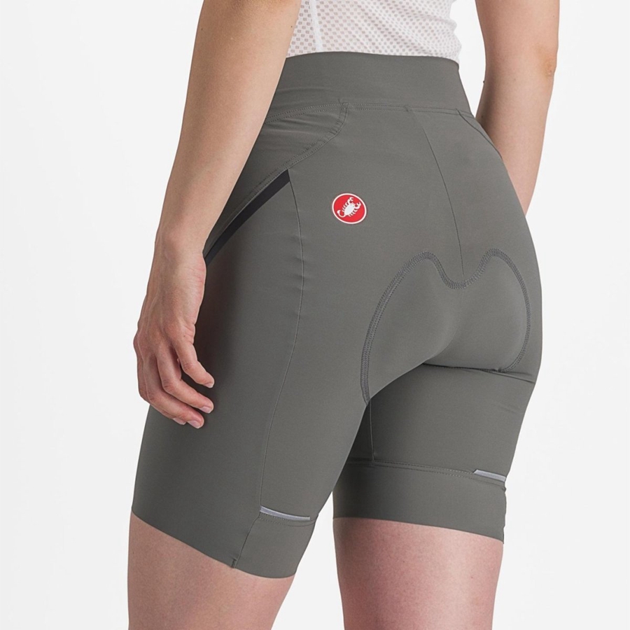 Short Castelli VELOCISSIMA 3 Mujer Gris Gris Oscuro | 082197-NED