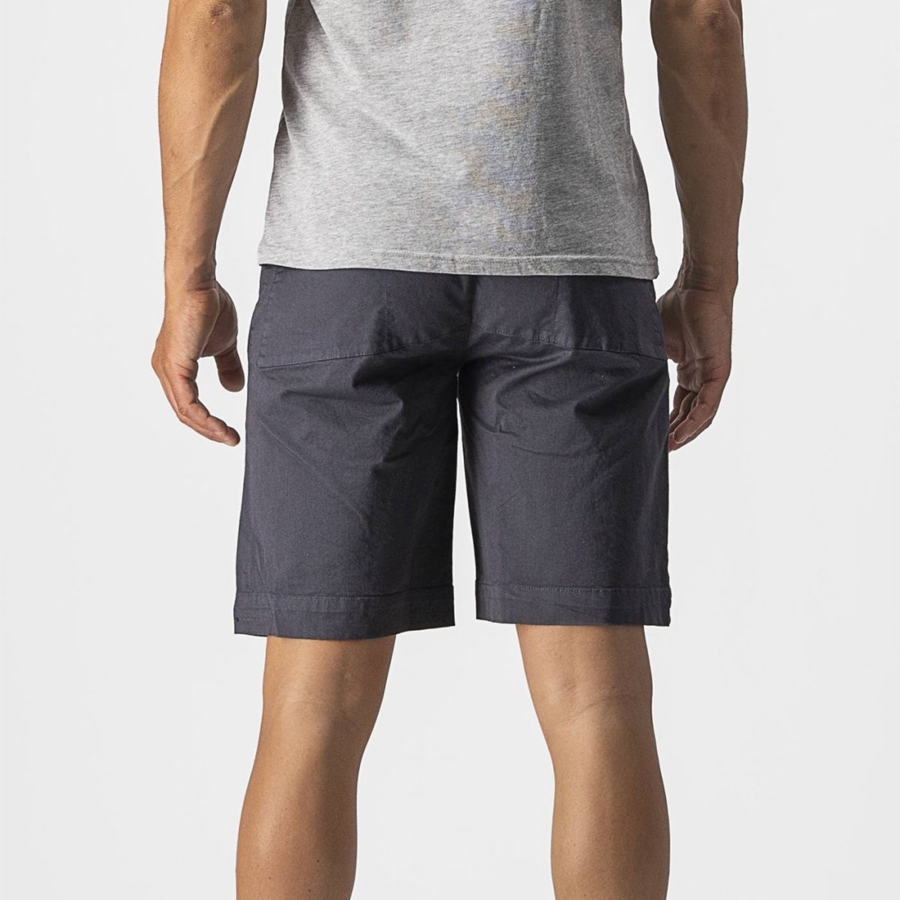 Short Castelli VG 5 POCKET Hombre Azules Oscuro | 841560-HLP