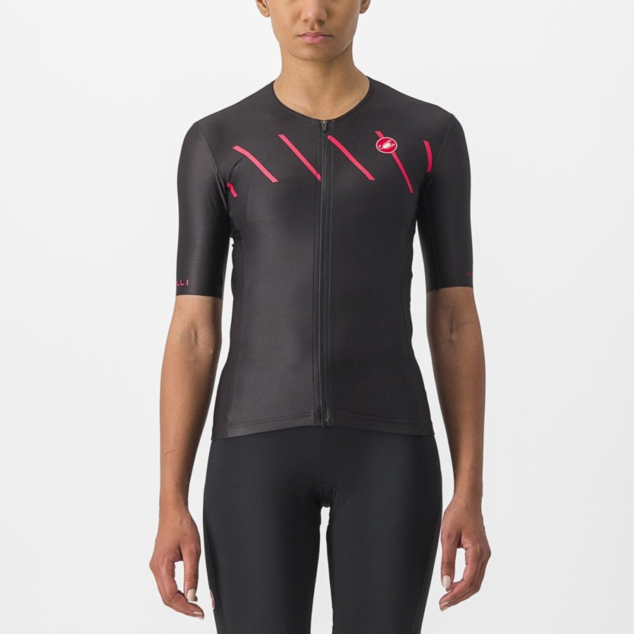 Trajes Castelli FREE SPEED 2 W RACE TOP Mujer Negras | 482039-OHL