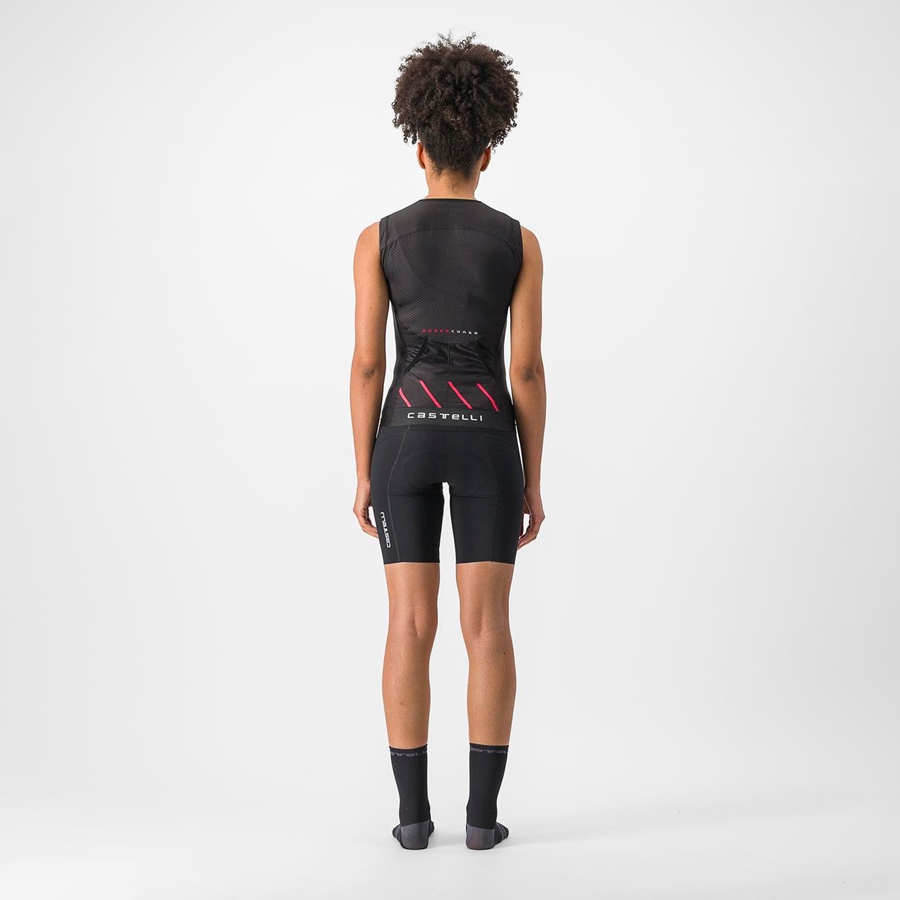 Trajes Castelli RIDE-RUN W Mujer Negras | 271539-ZAT